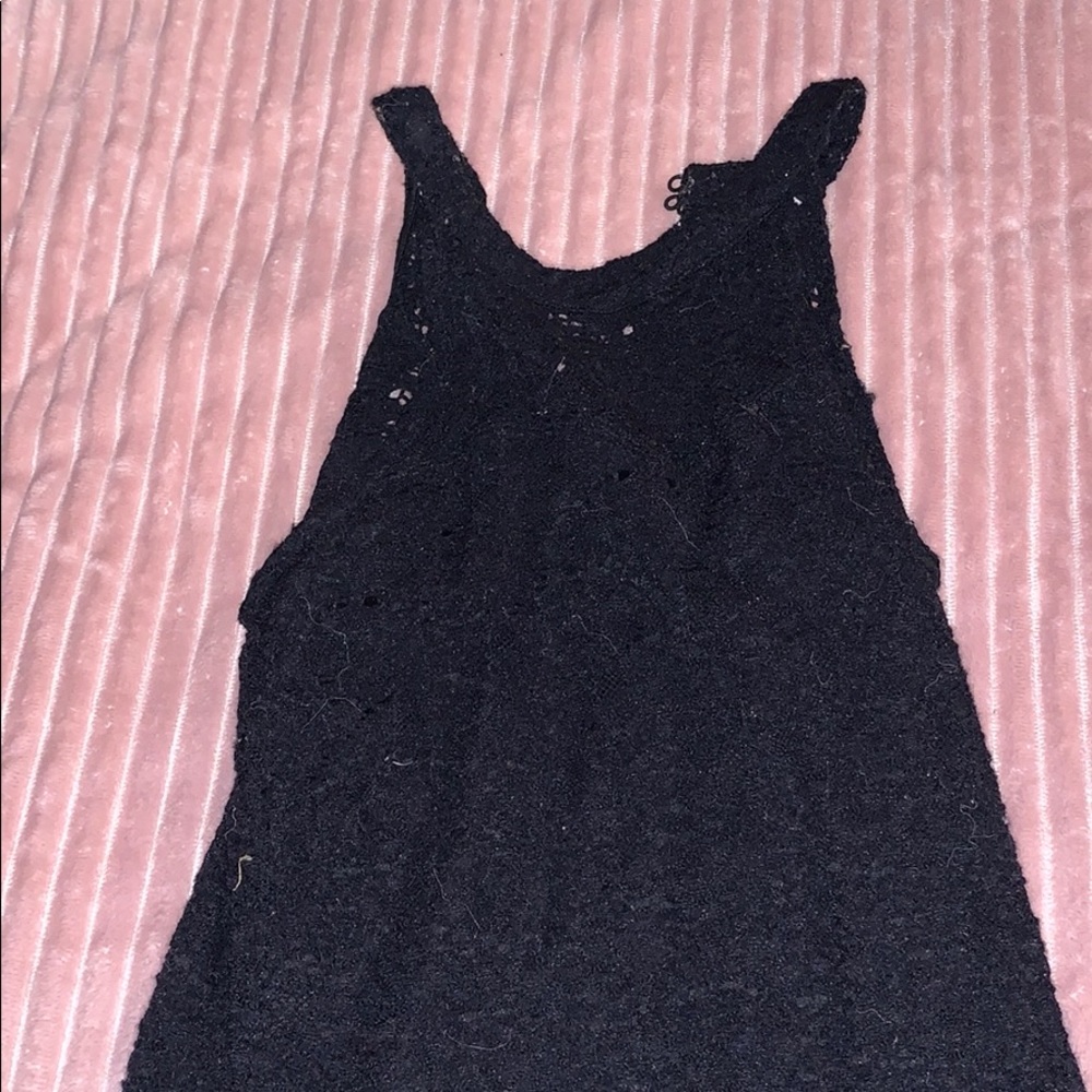 black halter top